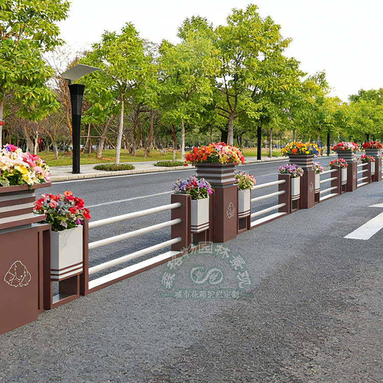 博古通今道路隔离护栏花箱