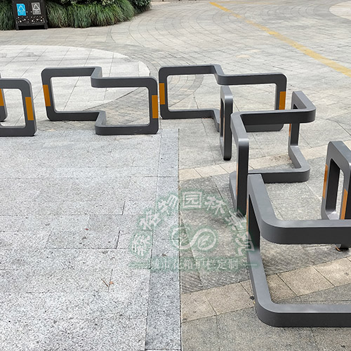 人行道隔离栏步行街人车分流车档