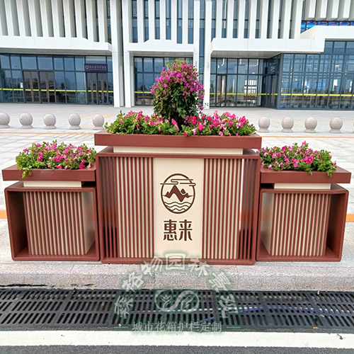 不锈钢景观文化主题花箱