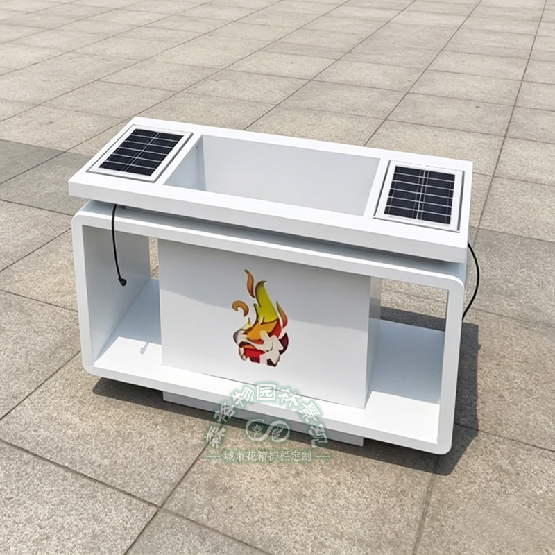 太阳能发光花箱