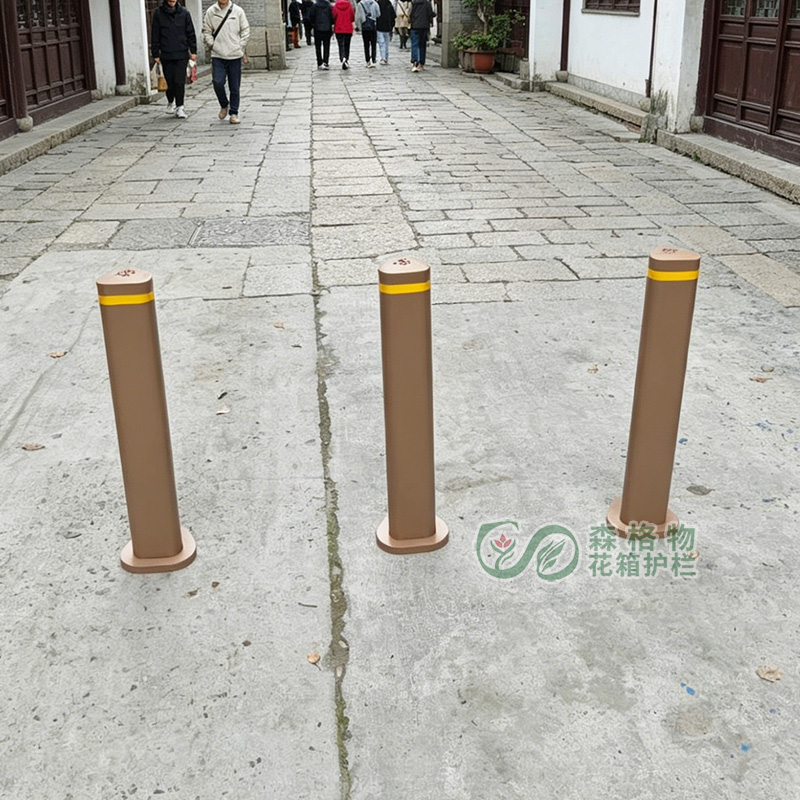 三棱柱形不锈钢景观防撞柱